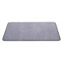 VEVOR - Alfombrilla para silla de oficina de 91 x 122 cm para suelos duros, protector de suelo para sillas con ruedas, superficie de pana, antideslizante y fácil de limpiar, se desliza suavemente debajo del escritorio para el hogar y la oficina (gris)