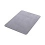 VEVOR - Alfombrilla para silla de oficina de 91 x 122 cm para suelos duros, protector de suelo para sillas con ruedas, superficie de pana, antideslizante y fácil de limpiar, se desliza suavemente debajo del escritorio para el hogar y la oficina (gris)