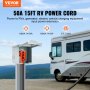 VEVOR 15ft RV Cable de extensión Cable de alimentación 50Amp NEMA 14-50R/NEMA 14-50P ETL listado