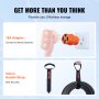VEVOR 50ft RV Cable de extensión Cable de alimentación 50Amp NEMA 14-50R/NEMA 14-50P ETL listado