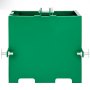 Caja de lastre de 3 puntos VEVOR verde con enganche ajustable y pernos resistentes.