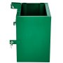 Caja de lastre verde VEVOR de 3 puntos con pasadores de fijación y tubos de almacenamiento.