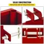 Caja de lastre de 3 puntos VEVOR, capacidad de 800 lb, receptor de enganche estándar de 2 pulgadas, caja de lastre para tractor con volumen de 5 pies cúbicos, acero resistente, compatible con accesorios de tractor de categoría 1, color rojo