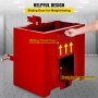 Caja de lastre de 3 puntos VEVOR, capacidad de 800 lb, receptor de enganche estándar de 2 pulgadas, caja de lastre para tractor con volumen de 5 pies cúbicos, acero resistente, compatible con accesorios de tractor de categoría 1, color rojo