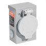 Kit de cable de alimentación y caja de entrada para generador VEVOR de 30 amperios, 40 pies, NEMA L14-30P/L14-30R STW, cable de extensión de alimentación para generador de 10 AWG con conector de bloqueo giratorio, caja de entrada preperforada para vehículos recreativos y exteriores, certificado ETL.