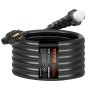 Kit de cable y caja de entrada de alimentación para generador VEVOR de 50 amperios, 20 pies, cable de alimentación para generador NEMA 14-50P/SS2-50R STW 6/3+8/1 AWG con conector de bloqueo giratorio, caja de entrada preperforada para conexión del generador a la vivienda, certificado ETL