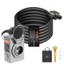 Kit de cable y caja de entrada de alimentación para generador VEVOR de 50 amperios, 20 pies, cable de alimentación para generador NEMA 14-50P/SS2-50R STW 6/3+8/1 AWG con conector de bloqueo giratorio, caja de entrada preperforada para conexión del generador a la vivienda, certificado ETL