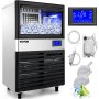 VEVOR Máquina para Hacer Hielo 50KG/24H Panel de Control Inteligente de LCD