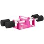 Volteador de 4 tazas VEVOR rosa con soportes de espuma negra para hacer manualidades con vasos.