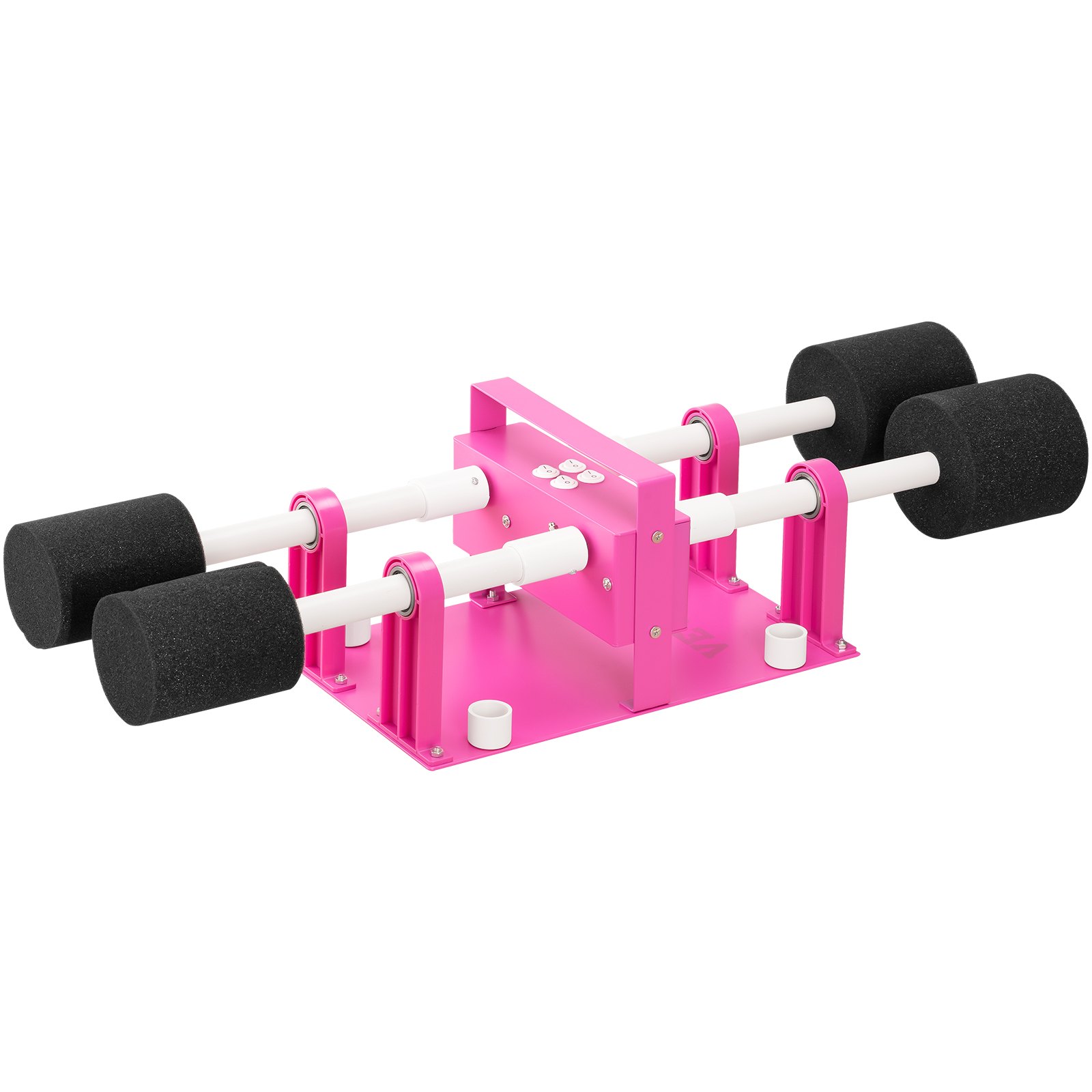 Volteador de tazas VEVOR de base rosa para 4 tazas con cuatro brazos envueltos en espuma para manualidades.