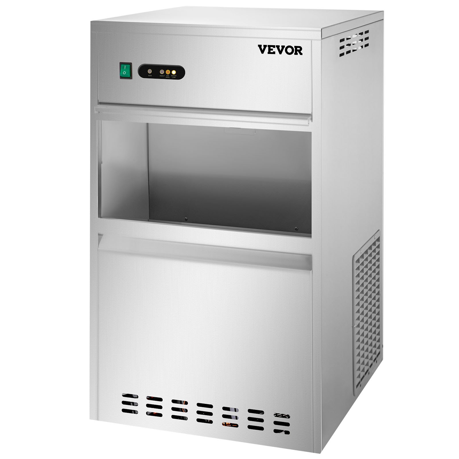 VEVOR Maquina De Hielo Fabricador De Hielo Máquina para Hacer Hielo 88 Lbs Máquina de Hacer Hielo de Encimera 380 W