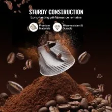 Cafetera de goteo VEVOR de 8 tazas con control de intensidad de preparación de 3 niveles