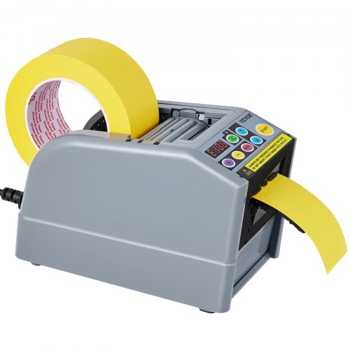 Dispensador de cinta automático VEVOR, cortador de cinta eléctrica adhesiva, máquina de embalaje, máquina cortadora de cinta, ancho de cinta de 6-60mm