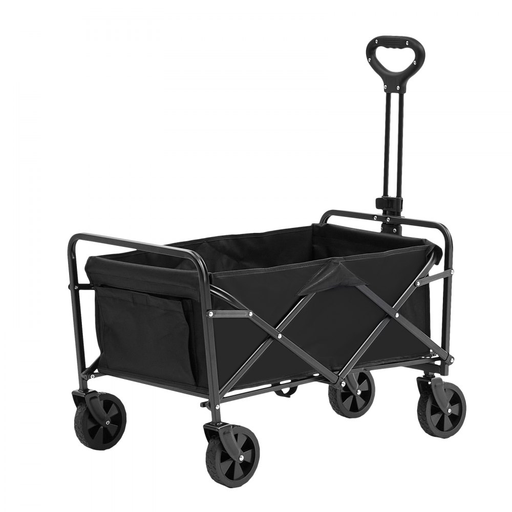 VEVOR Carro plegable de 2 pies cúbicos, carro de playa resistente, 220 libras