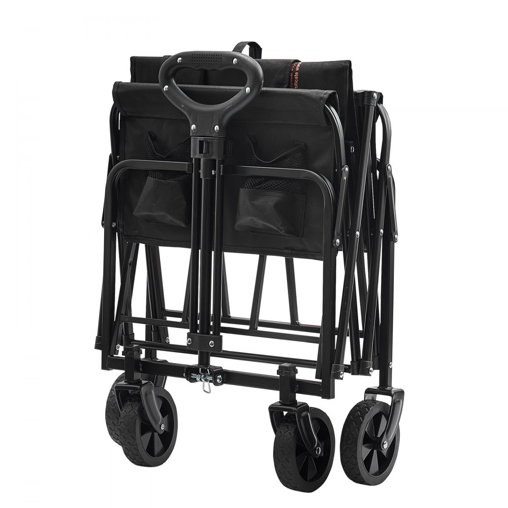 VEVOR Carro plegable de 2 pies cúbicos, carro de playa resistente, 220 libras