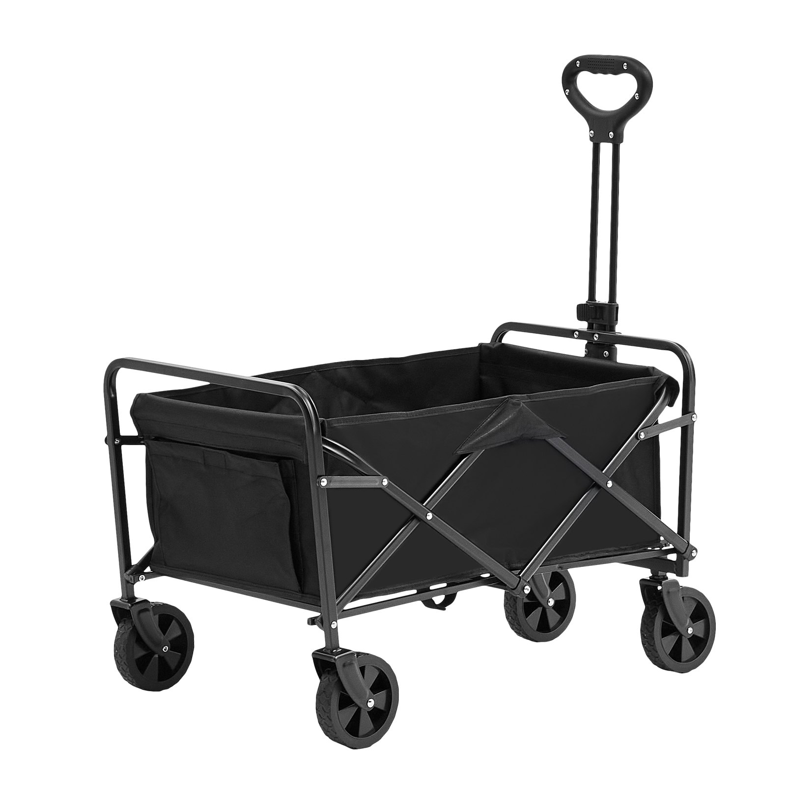 VEVOR Carro plegable de 2 pies cúbicos, carro de playa resistente, 220 libras