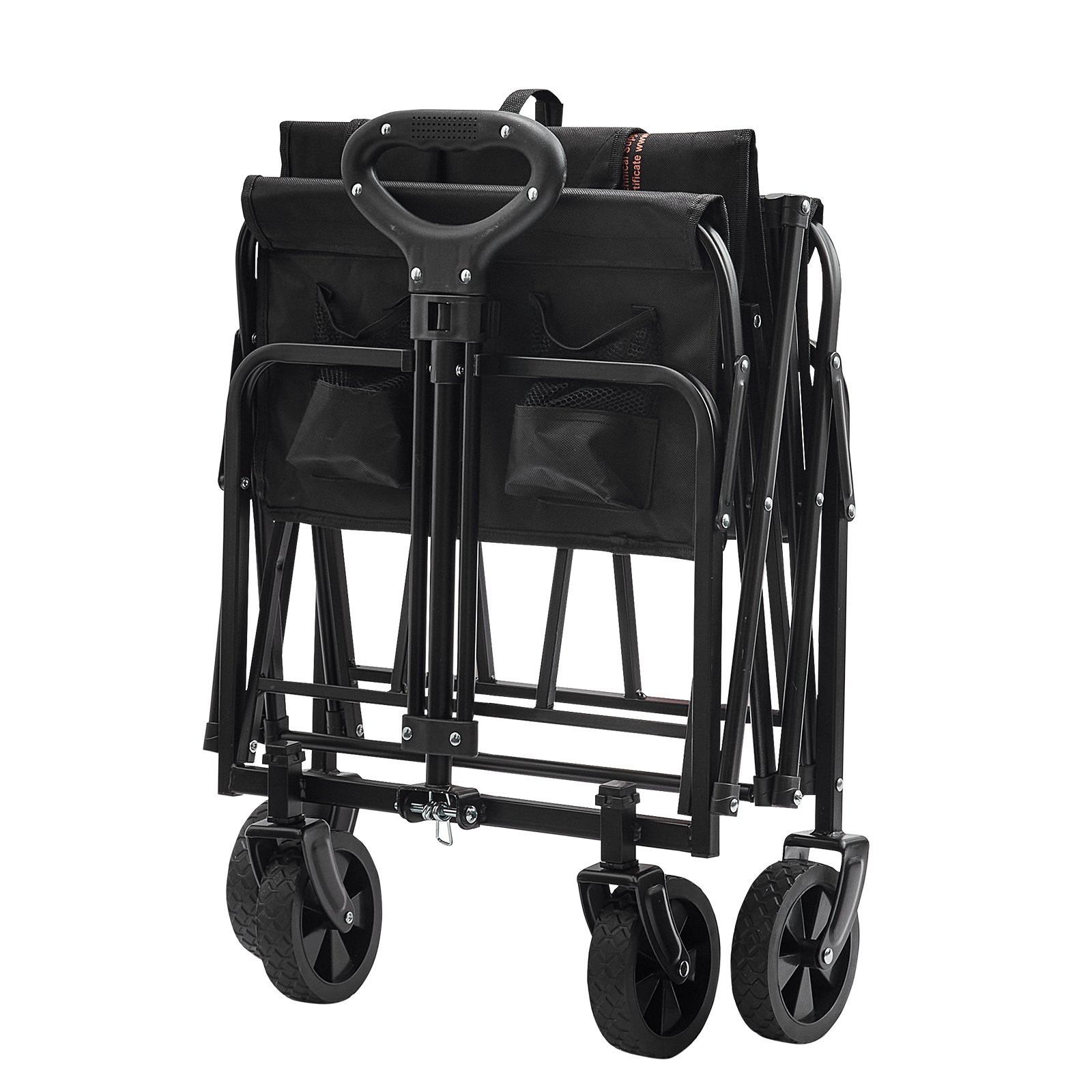 VEVOR Carro plegable de 2 pies cúbicos, carro de playa resistente, 220 libras