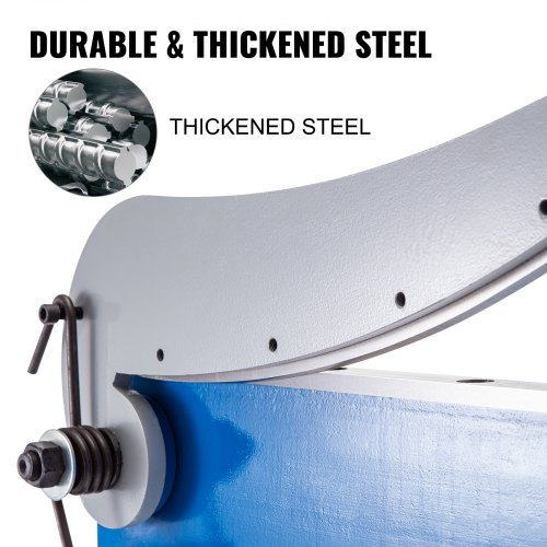 VEVOR Cizalla Guillotina de Mano Longitud de Cama 800 mm para Cortar Placa Metal