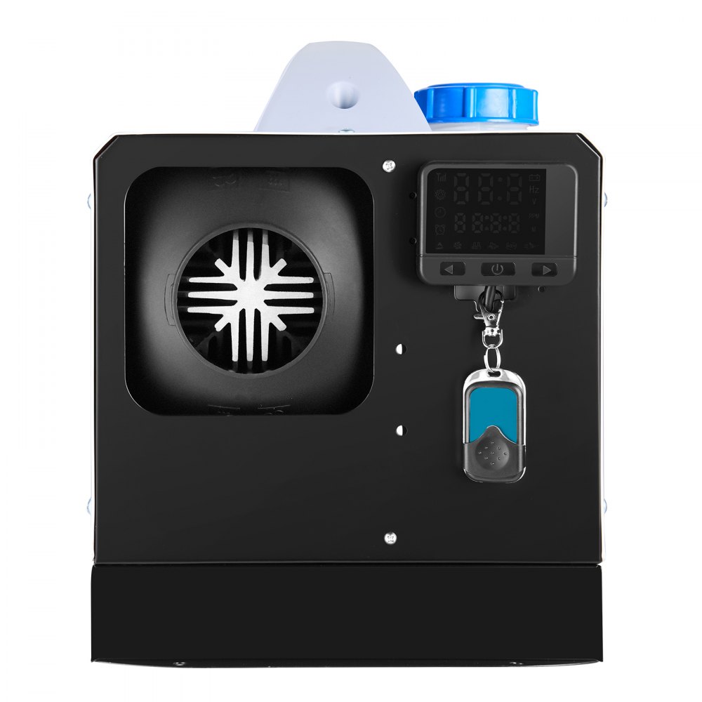 Calentador de aire diésel VEVOR de 8 kW, todo en uno, 12 V, para camión, estacionamiento, con pantalla LCD negra y control remoto, calentamiento rápido para autocaravanas, barcos, autobuses, remolques y autocaravanas.