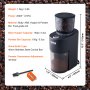 Molinillo de café VEVOR con capacidad de 150g, muela de acero inoxidable de 40mm, ajuste de 38 marchas y 200w de potencia.