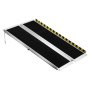 VEVOR Portable Wheelchair Ramp, 4FT, Non-Slip Aluminum Folding Handicap Ramp for Wheelchair, 800 lbs Capacity, Door Threshold Ramps for Home Steps, Stairs, Entry, Threshold, Doorways, Scooter, Curbs