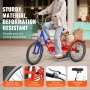 Triciclo plegable VEVOR para adultos, de 20 pulgadas y 7 velocidades, de acero al carbono, de 3 ruedas, con cesta grande y asiento ajustable, ideal para ir de compras, picnics, para mujeres, hombres y personas mayores.