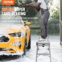 Plataforma de trabajo plegable VEVOR, capacidad de carga de 150 kg, escalera de aluminio para paneles de yeso, banco de trabajo resistente con patas antideslizantes, ideal para lavar vehículos, limpiar, pintar y decorar.