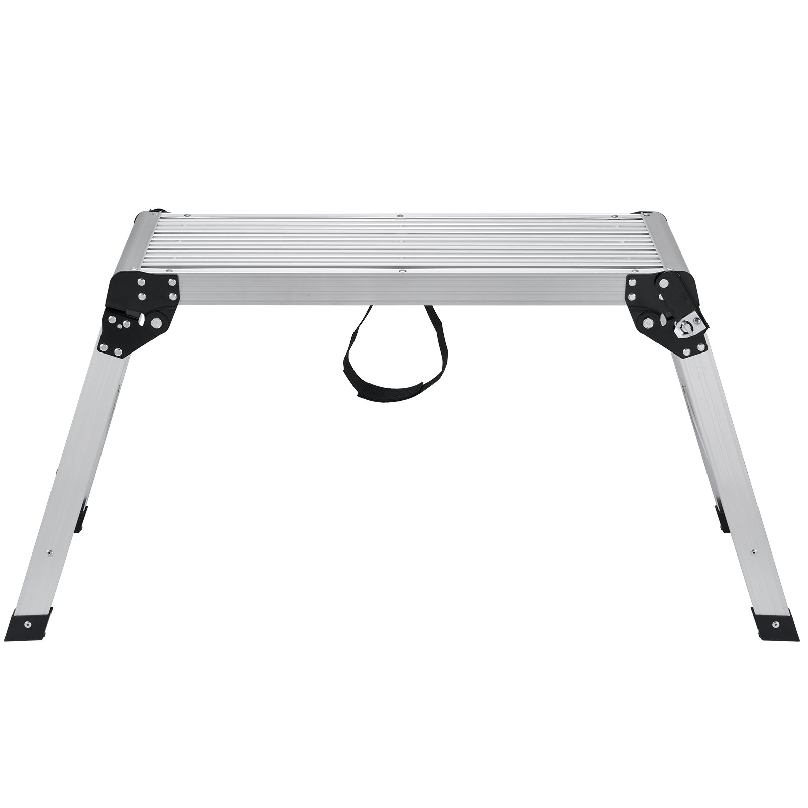 Plataforma de trabajo plegable VEVOR, capacidad de carga de 150 kg, escalera de aluminio para paneles de yeso, banco de trabajo resistente con patas antideslizantes, ideal para lavar vehículos, limpiar, pintar y decorar.