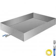 VEVOR - Bandeja evaporadora de jarabe de arce de 36.0 x 24.0 x 6.0 in de acero inoxidable para jarabe de arce para hervir jarabe