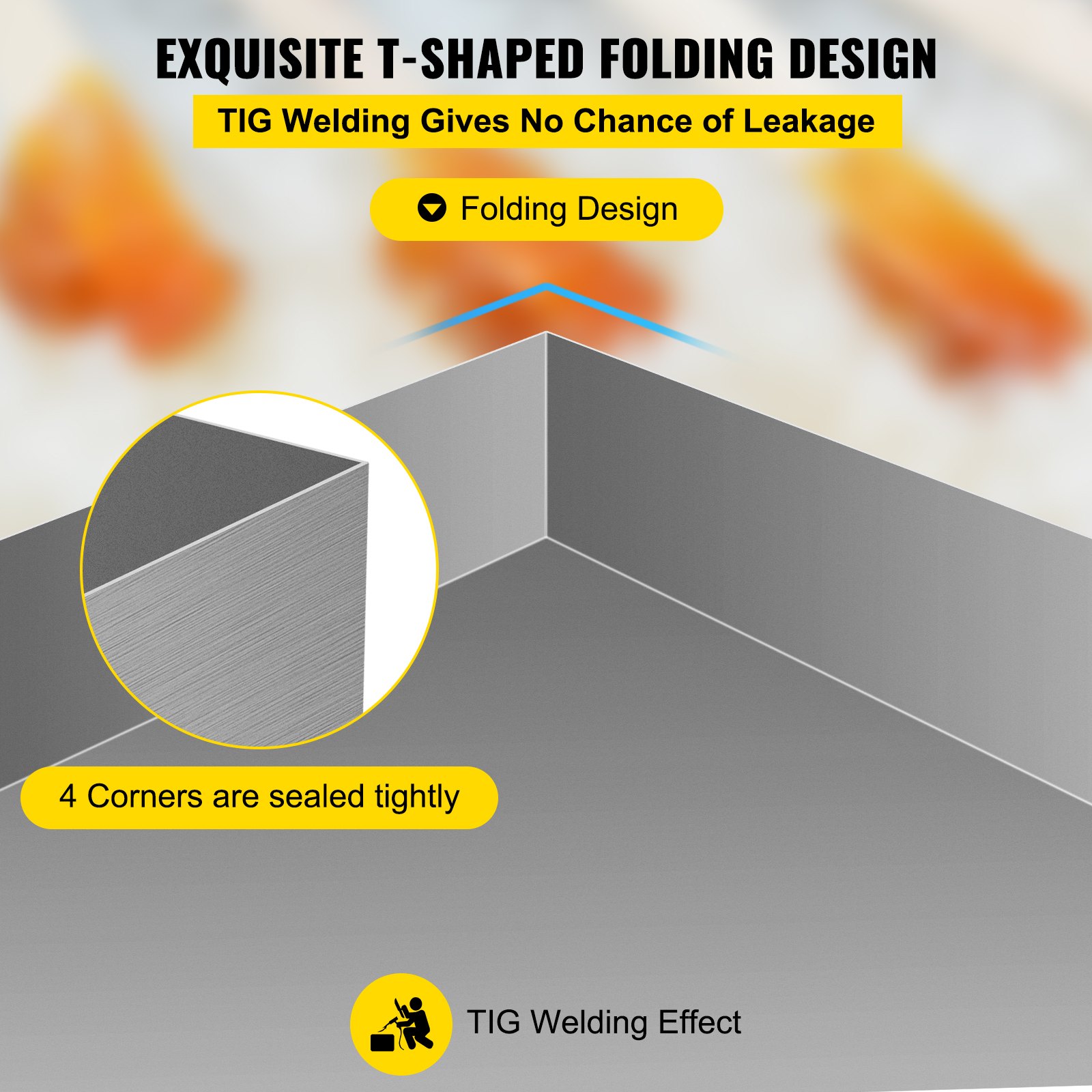 Bandeja evaporadora de jarabe de arce VEVOR de 36 x 24 x 6 pulgadas, de acero inoxidable, para hervir jarabe de arce