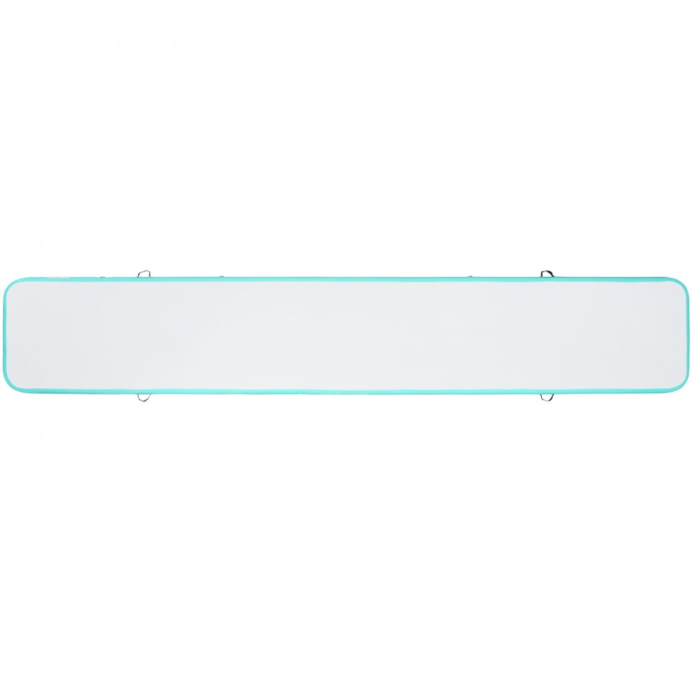 Colchoneta inflable para gimnasia VEVOR de 10 cm de grosor, con bomba eléctrica, ideal para uso doméstico, gimnasio, yoga, animación, playa, parque y agua, 6 m, color verde menta