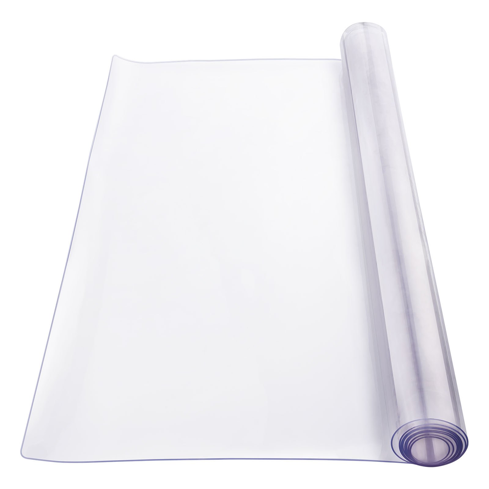 Protector de mesa de PVC VEVOR de 24 x 48 pulgadas, protector de escritorio de plástico transparente de 2,0 mm de grosor