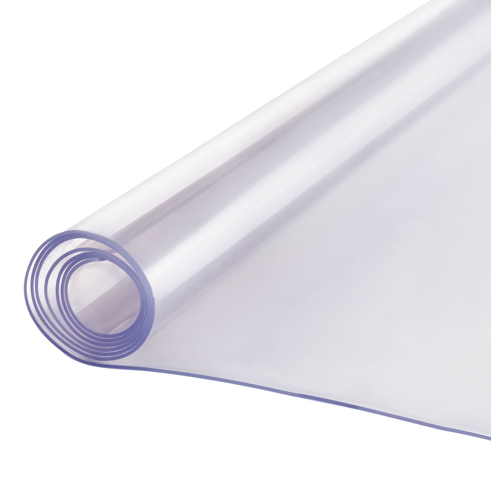 Protector de mesa de PVC VEVOR de 24 x 48 pulgadas, protector de escritorio de plástico transparente de 2,0 mm de grosor