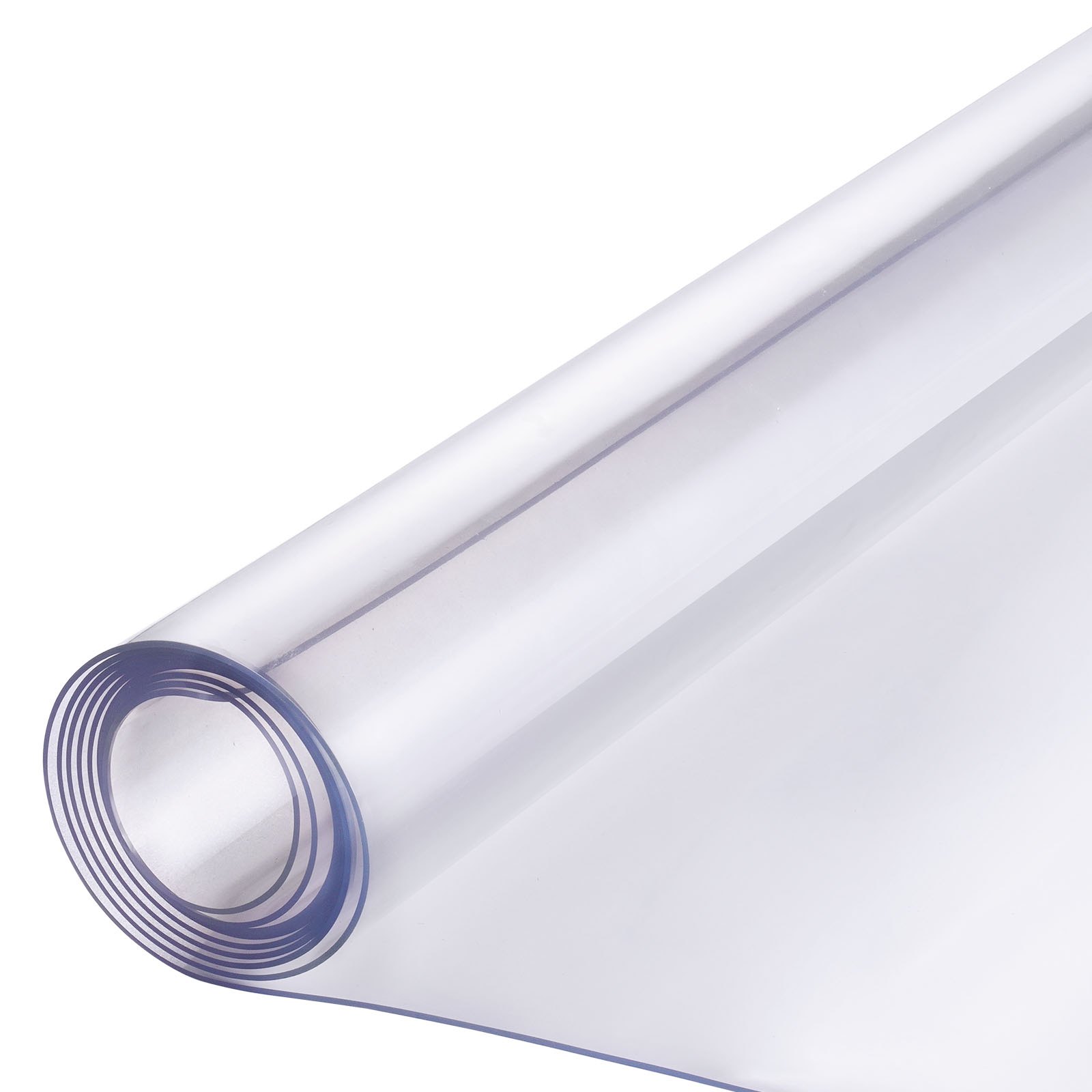 Protector de mesa de PVC VEVOR de 24 x 96 pulgadas, protector de escritorio de plástico transparente de 1,5 mm de grosor