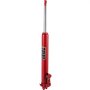 Gato hidráulico VEVOR rojo con mango extendido y base resistente.
