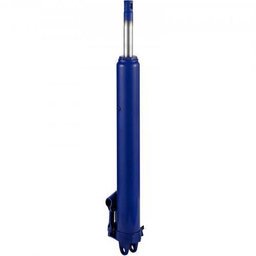 Gato hidráulico de carnero largo VEVOR, capacidad de 8 toneladas/17363 lbs, con bomba de pistón único y base de horquilla, selector de cereza manual con manija, para grúas de garaje/tienda, elevador de motor, azul