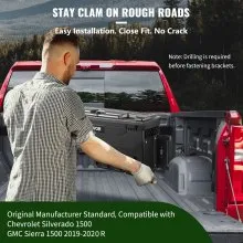 Caja de herramientas para almacenamiento de caja de camioneta VEVOR 2019-20 Chevrolet Silverado 1500 izquierda + derecha