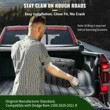 Caja de herramientas de almacenamiento para caja de camión VEVOR para Dodge Ram 1500 2019-2021 izquierda y derecha