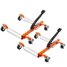 VEVOR Rueda de Trinquete Dolly 1360 kg Auto Camión Vehículo Gato Elevador Móvil 2 Unidades