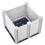 VEVOR - Caja de parto para perros y cachorros (71 x 71 x 46 cm), color blanco