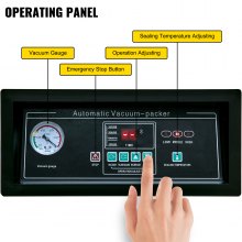 VEVOR Máquina de envasado al vacío de doble cámara, máquina selladora al vacío de cámara de 24 "x 18", máquina selladora al vacío con panel de control moderno para conservación de alimentos, hogar, uso comercial