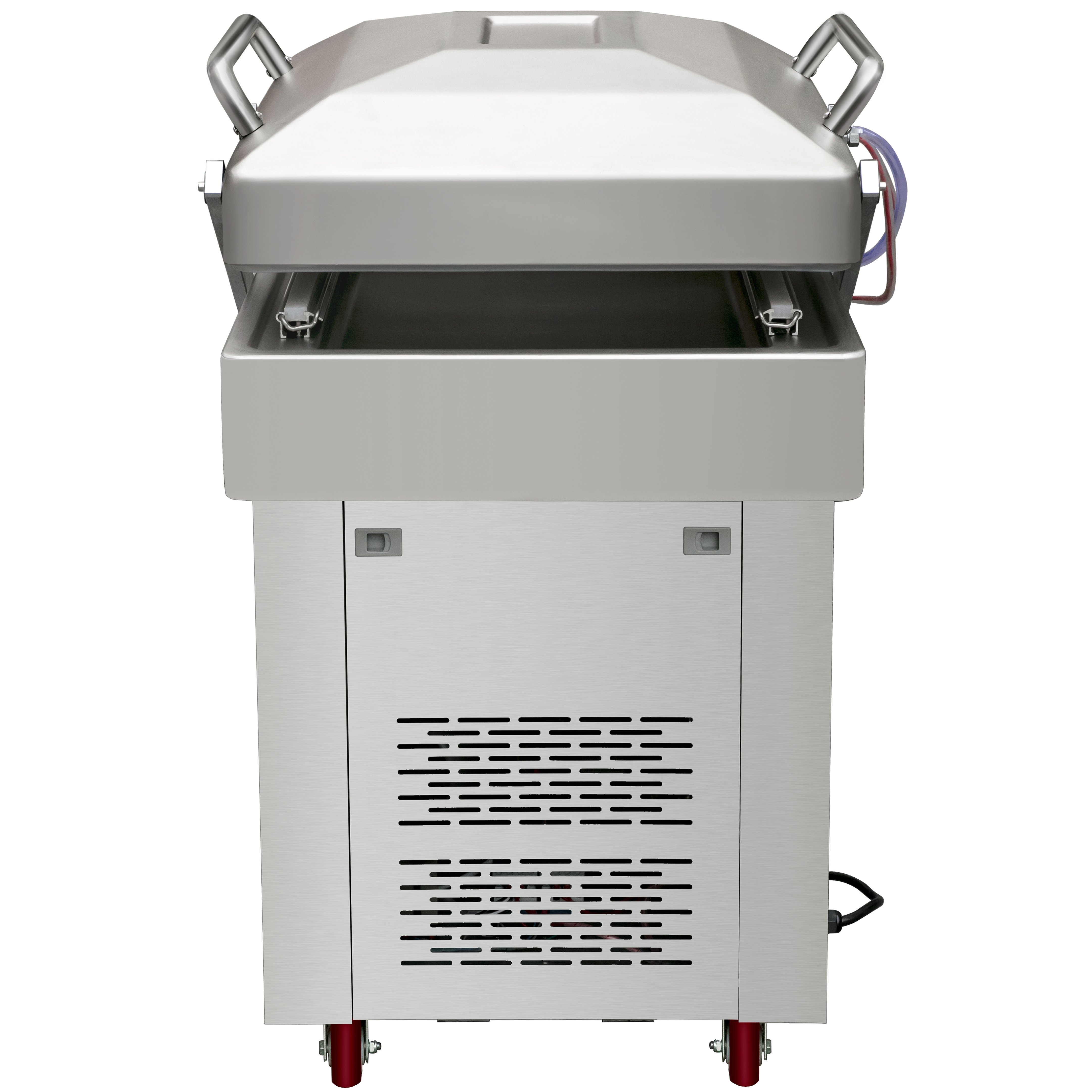 Máquina envasadora al vacío de doble cámara VEVOR, selladora al vacío de 61 x 45 cm, con panel de control moderno para conservación de alimentos, uso doméstico y comercial.