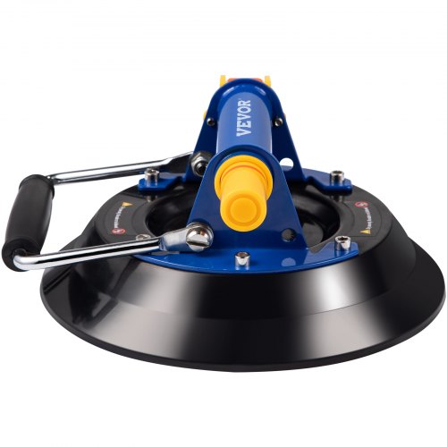 Ventosa de elevación de vidrio VEVOR, ventosa de elevación de vidrio de 12 pulgadas, ventosa de elevación de vidrio de capacidad de carga de 330 lb, elevador de vidrio de mano resistente para mover baldosas de granito grandes y reemplazar ventanas