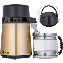 VEVOR 4L Destilador de Agua 750W Purificador Agua Pure Water Distiller Acero