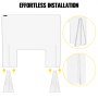 VEVOR Protector contra estornudos para mostrador Escudo acrílico de 24 x 30 pulgadas para escritorio Tablero acrílico de 0,2 pulgadas de espesor Escudo acrílico para mostrador con ventana de transacción Protector contra estornudos acrílico para mostradores de cajero, bancos, restaurantes