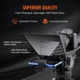 Teleprompter VEVOR de aleación de aluminio de 8", apuntador de escritorio con espectroscopio ajustable y control remoto, para YouTube, Twitch y Zoom, compatible con DSLR, webcam y smartphone, para grabación de vídeo y transmisión en directo.