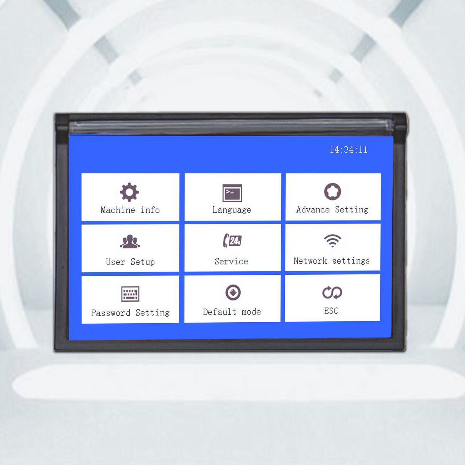 Máquina de hielo comercial VEVOR, control WiFi, 136 kg/24 h, 55 kg, gran capacidad, con panel LCD mejorado, compresor SECOP, refrigerada por aire, incluye 2 filtros de agua, bomba de drenaje y 2 palas.