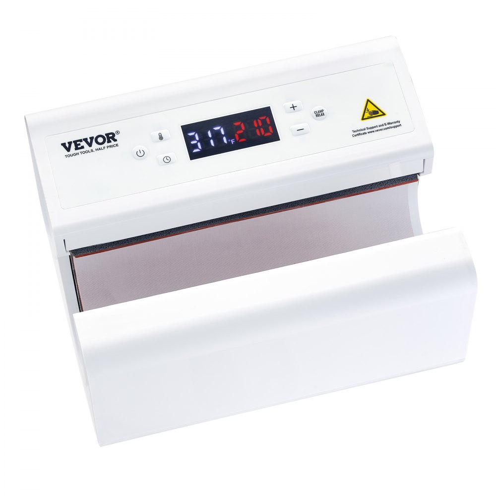 VEVOR - Prensa térmica automática para vasos de sublimación de 11-30 oz, calentamiento rápido y uniforme, con cinta y guante, ajuste de temperatura y tiempo, para vasos, tazas y jarros, color blanco