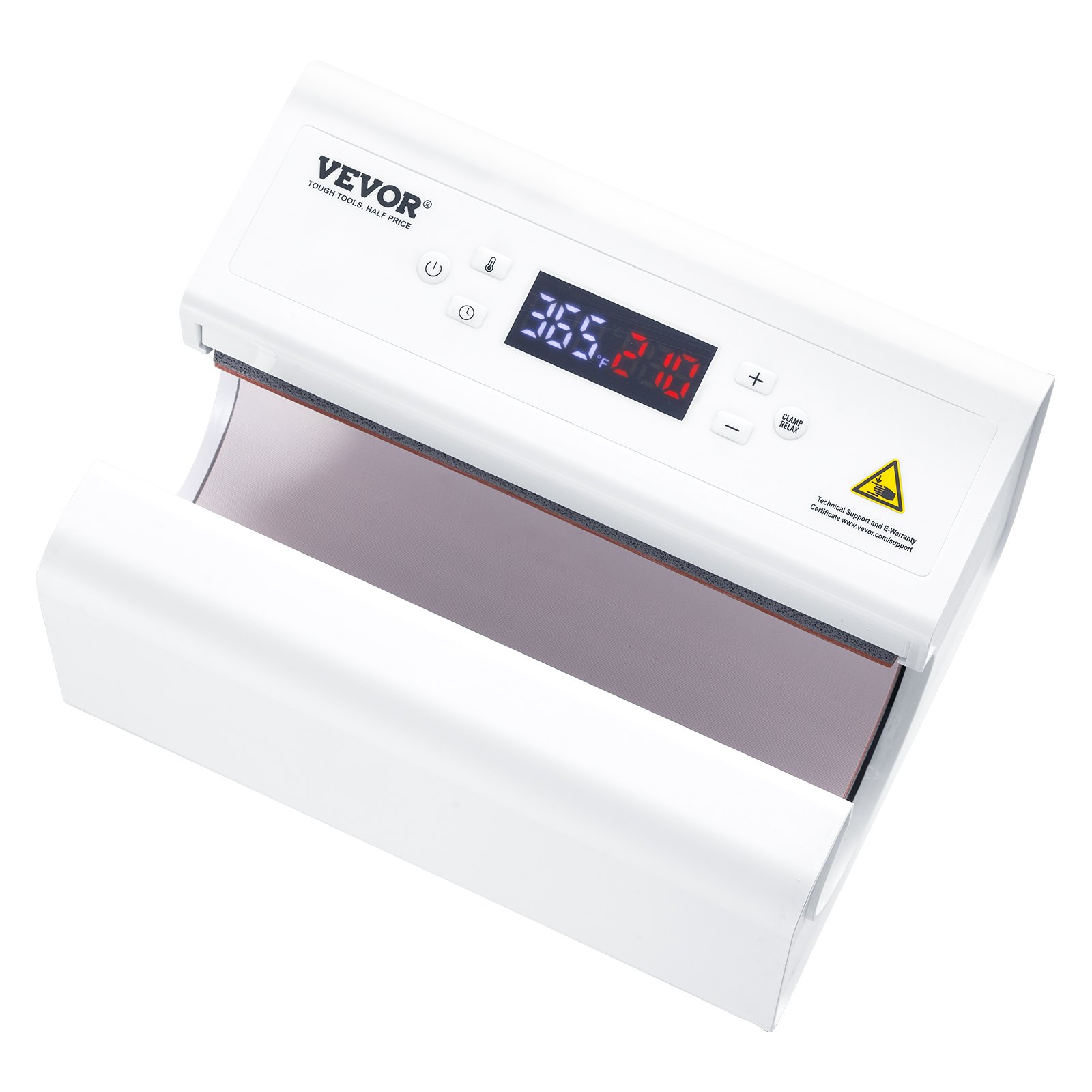 VEVOR - Prensa térmica automática para vasos de sublimación de 11-30 oz, calentamiento rápido y uniforme, con cinta y guante, ajuste de temperatura y tiempo, para vasos, tazas y jarros, color blanco
