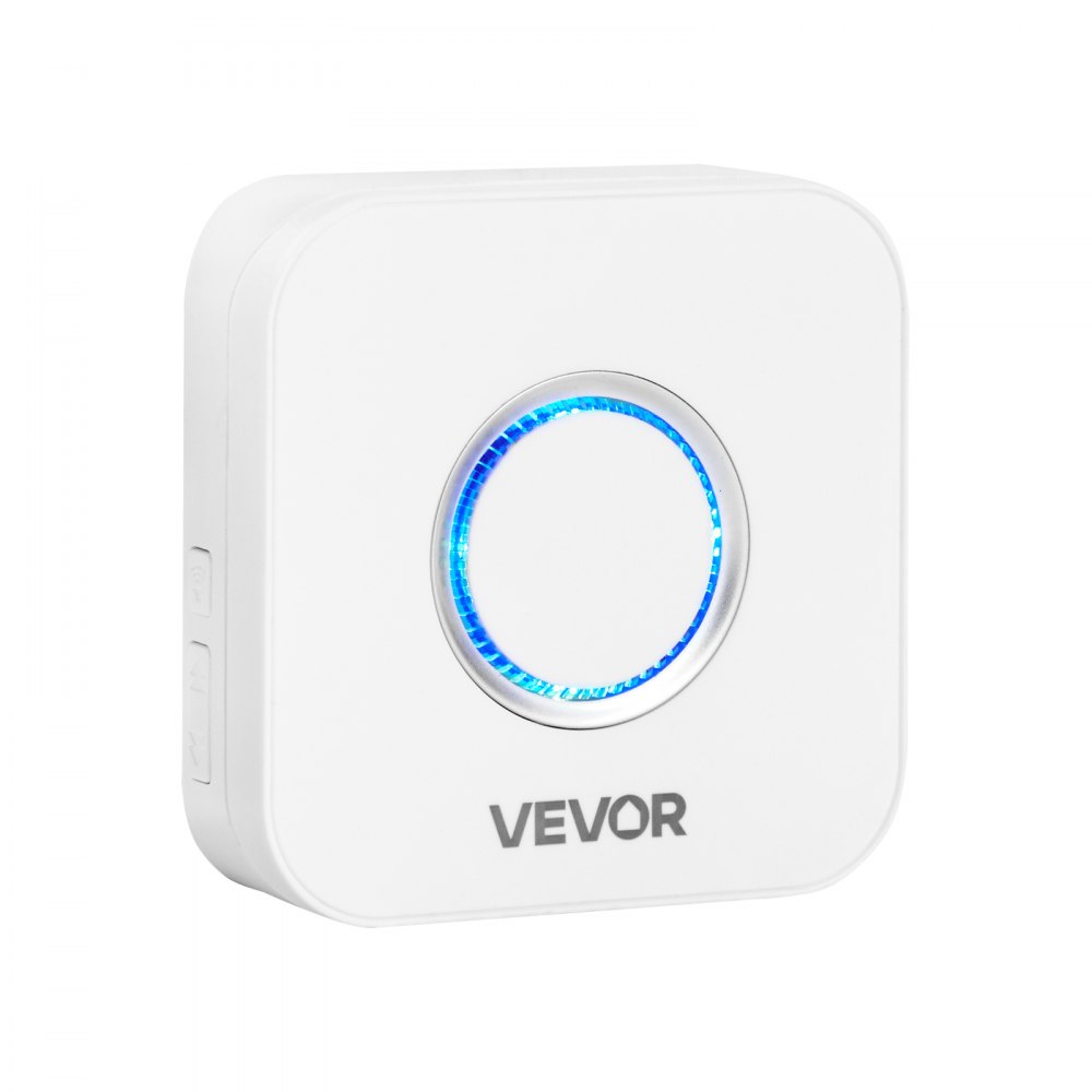 Timbre de puerta VEVOR, 12 V CC, inalámbrico, con sensor de contacto para puerta abierta y alcance de 200 m, control remoto con aplicación, alerta de timbre para negocios, tiendas, hogar y oficina (6 sensores + 1 receptor)